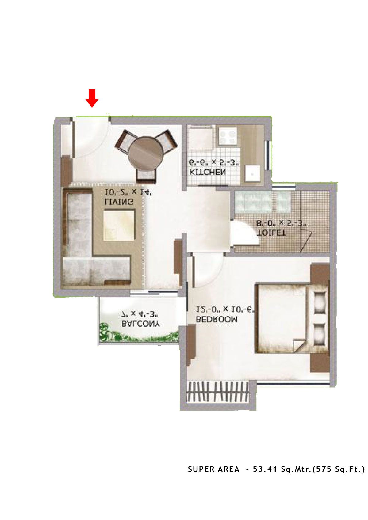 3C Lotus Zing Tower 9 Unit 1 Floor Plan