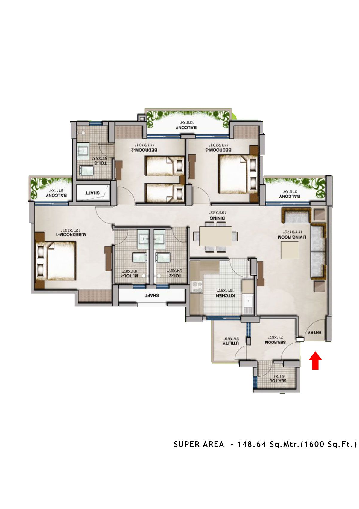 3C Lotus Zing Tower 11 Unit 4 Floor Plan