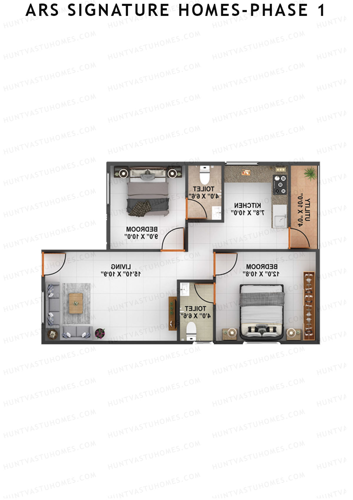 ARS Signature Homes Phase 1 Tower 1 Unit 7 Floor Plan
