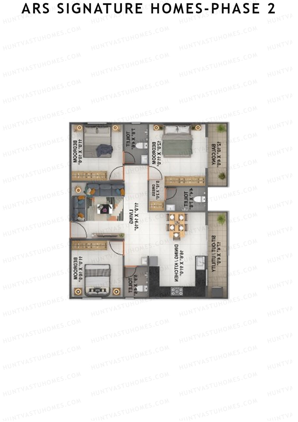 ARS Signature Homes Phase 2 Block A Unit 10 Floor Plan