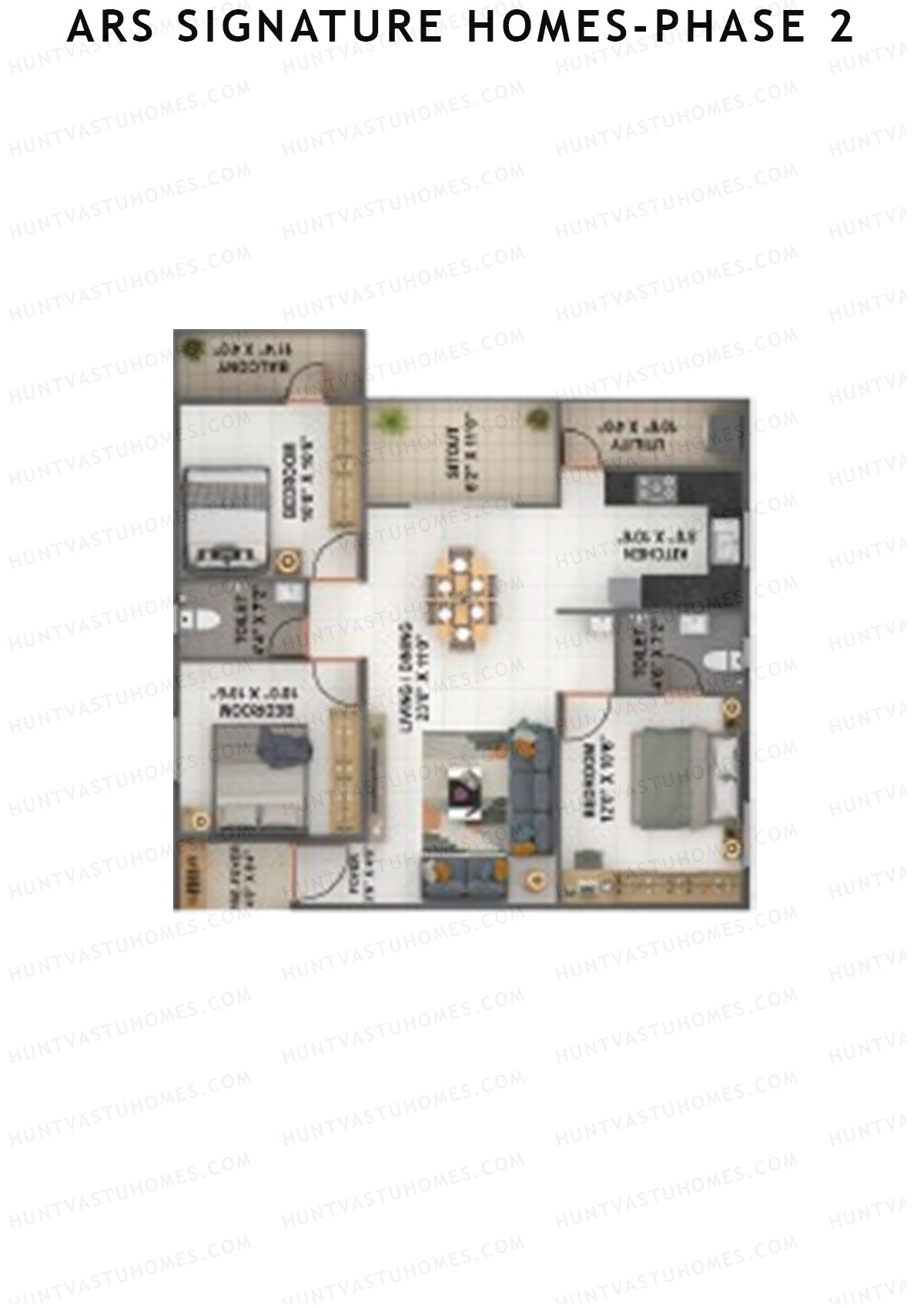 ARS Signature Homes Phase 2 Block B Unit 1 Floor Plan