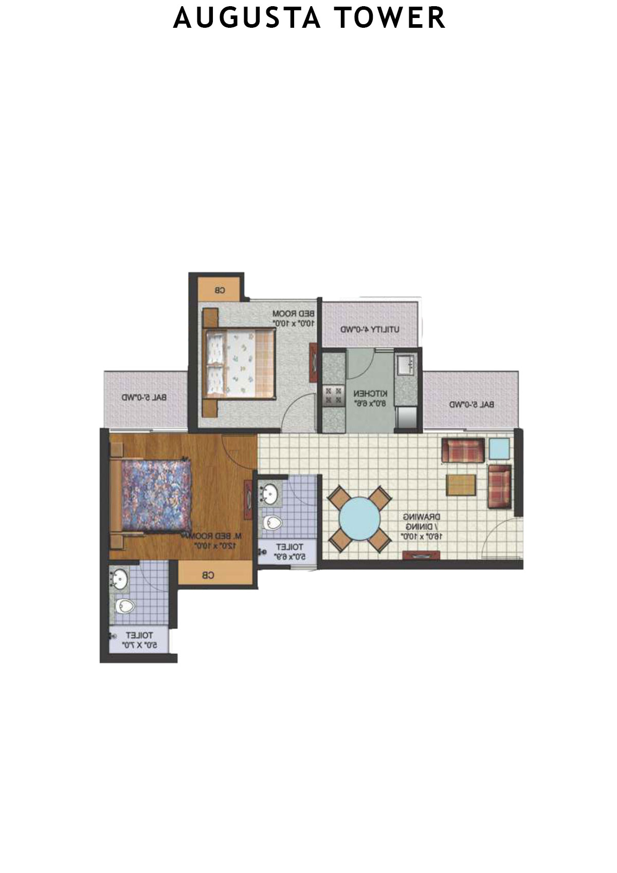 Amrapali Augusta Tower Tower H4 Unit 3 Floor Plan