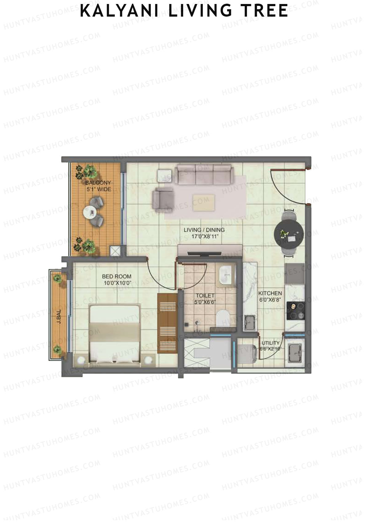 Kalyani Living Tree laurel Unit 10 Floor Plan
