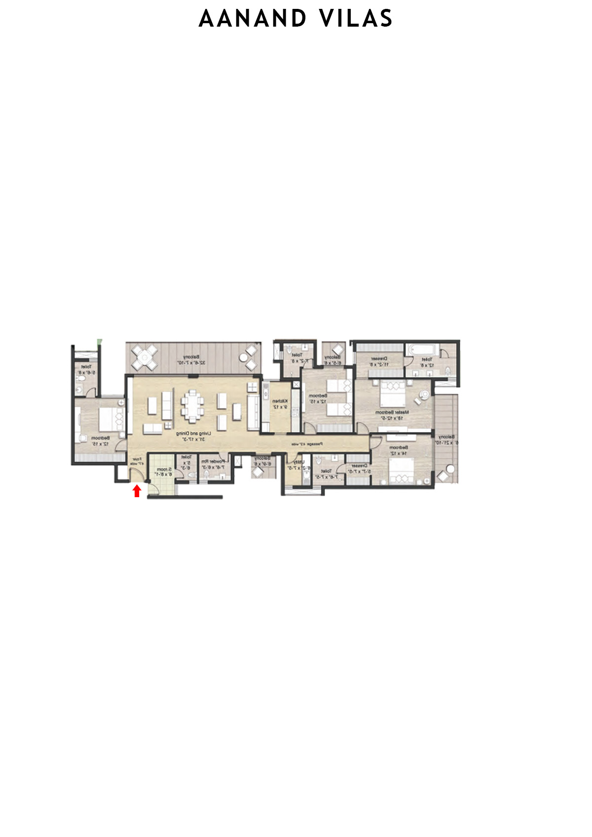 Aanand Vilas Tower 3 Unit A Floor Plan