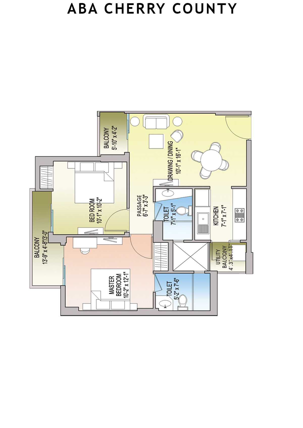 Aba Cherry County Tower A1 Unit 7 Floor Plan