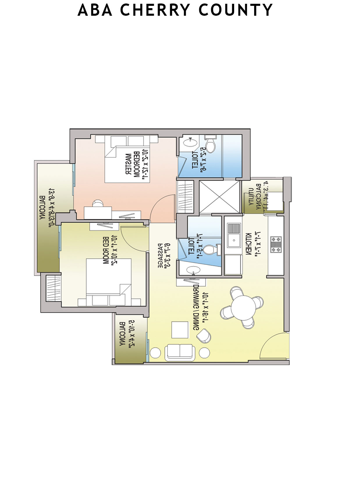 Aba Cherry County Tower A1 Unit 8 Floor Plan