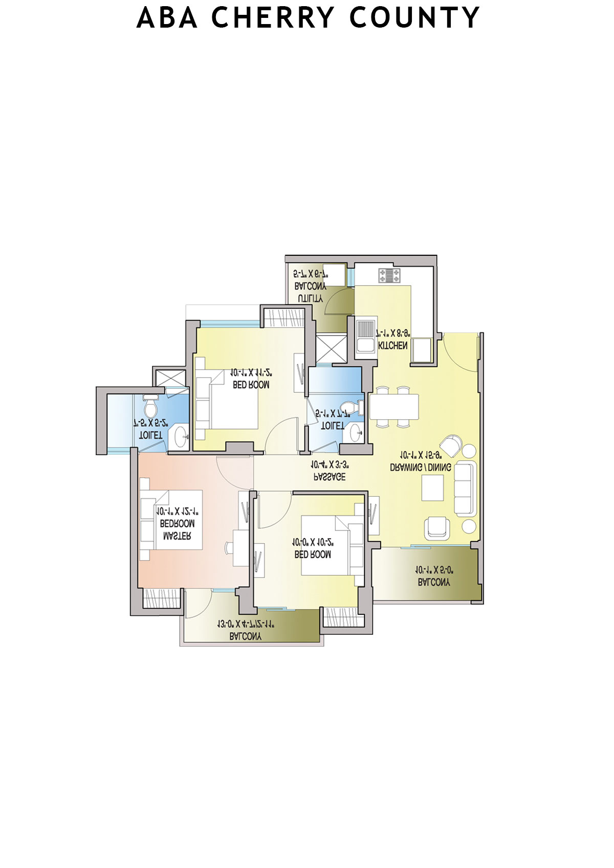 Aba Cherry County Tower A5 Unit 2 Floor Plan