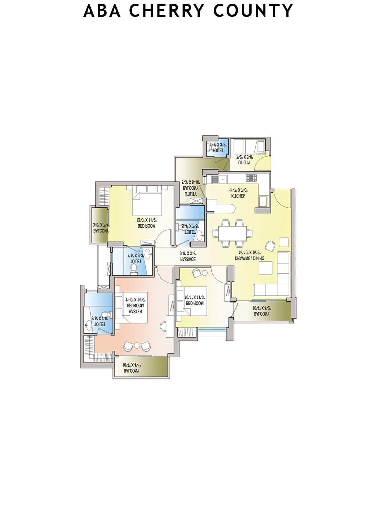 Aba Cherry County Tower B1 Unit 1 Floor Plan