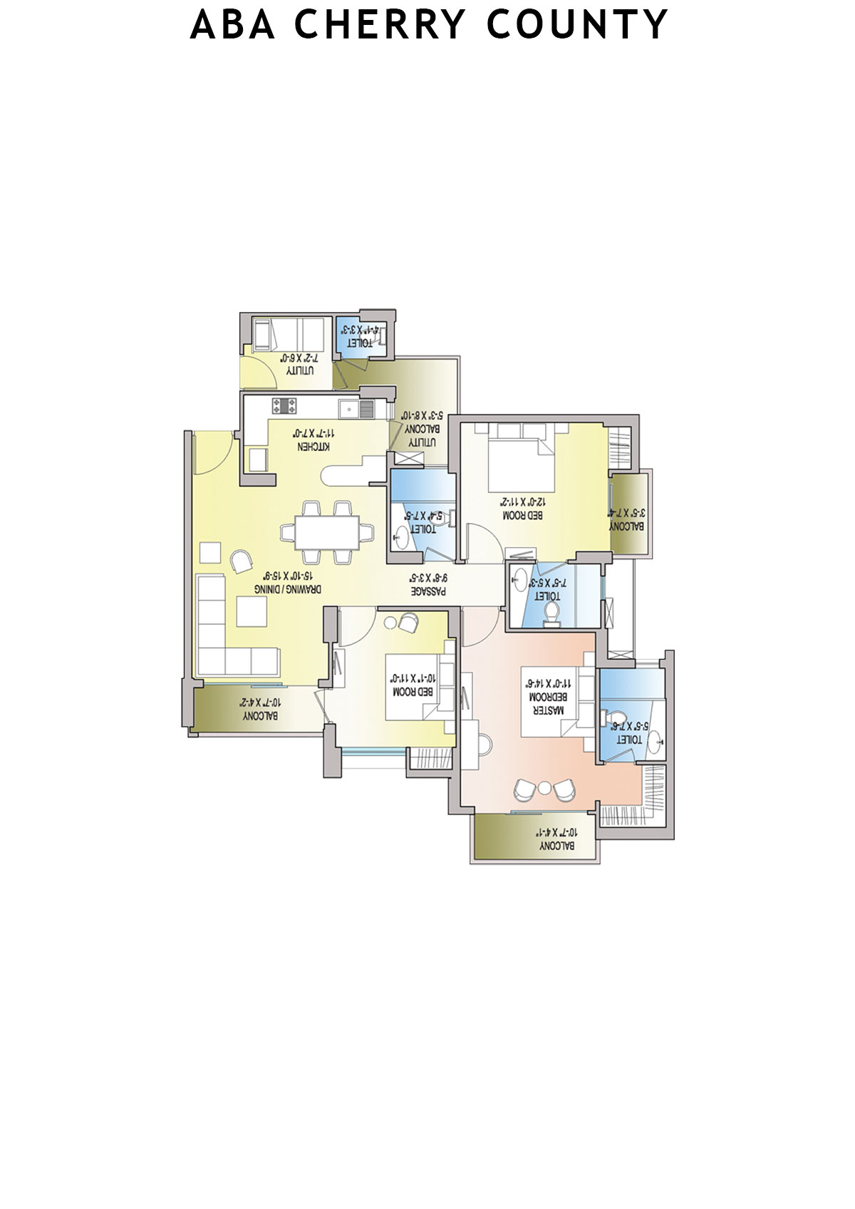 Aba Cherry County Tower B2 Unit 1 Floor Plan