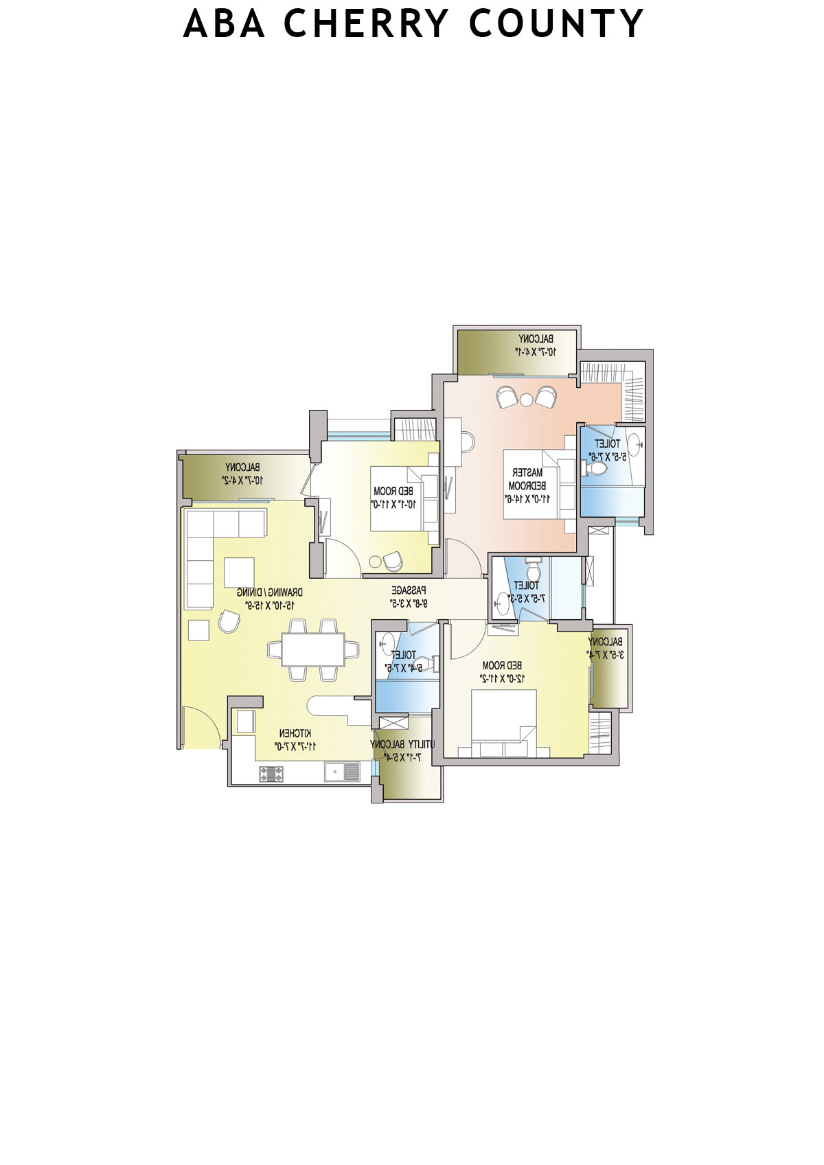 Aba Cherry County Tower B5 Unit 1 Floor Plan