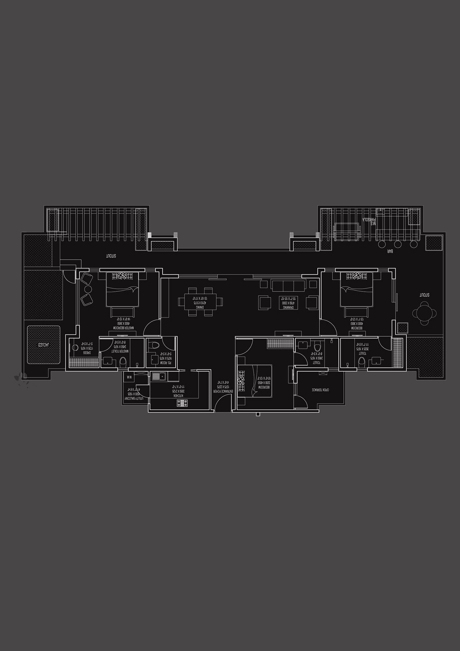 Ace Divino Tower 3 P1 (Penthouse) Floor Plan