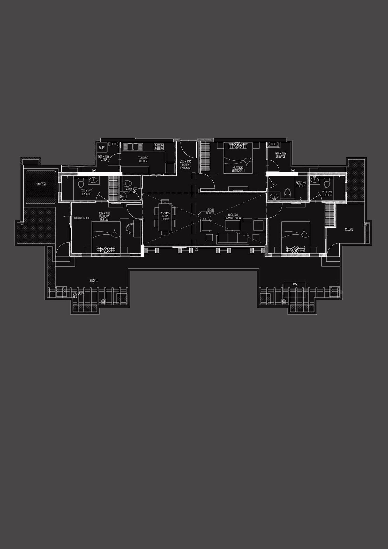 Ace Divino Tower 5 Unit P3 (Type B) Floor Plan