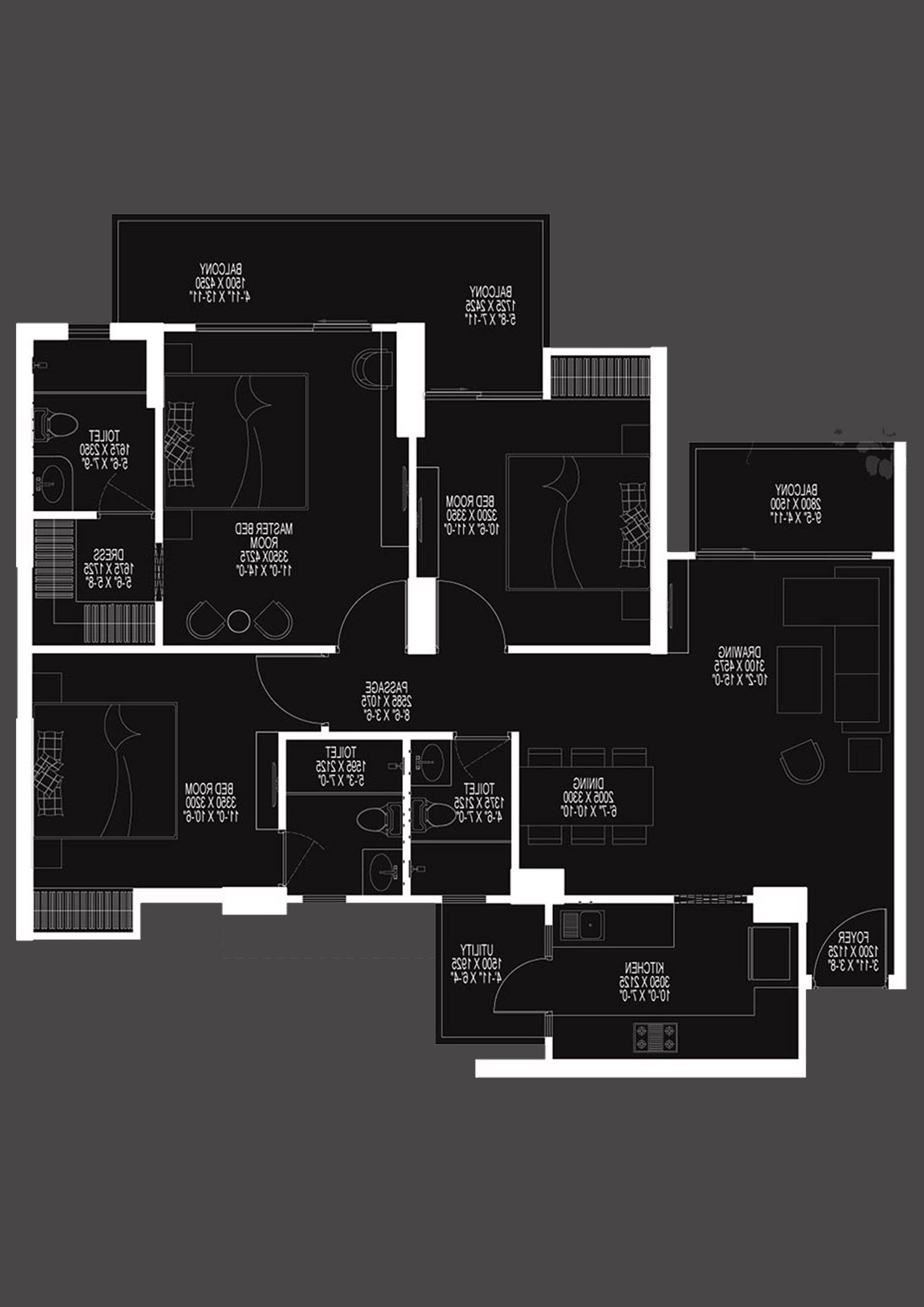 Ace Divino Tower 10 Unit 6 Floor Plan