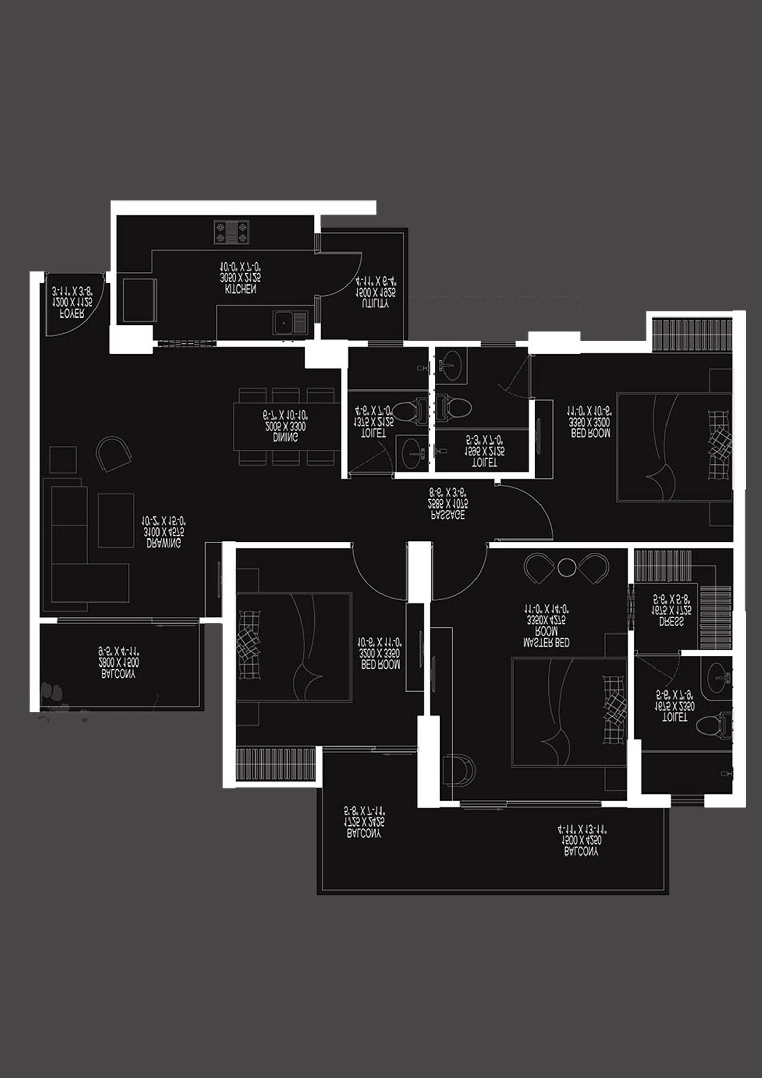 Ace Divino Tower 11 Unit 5 Floor Plan