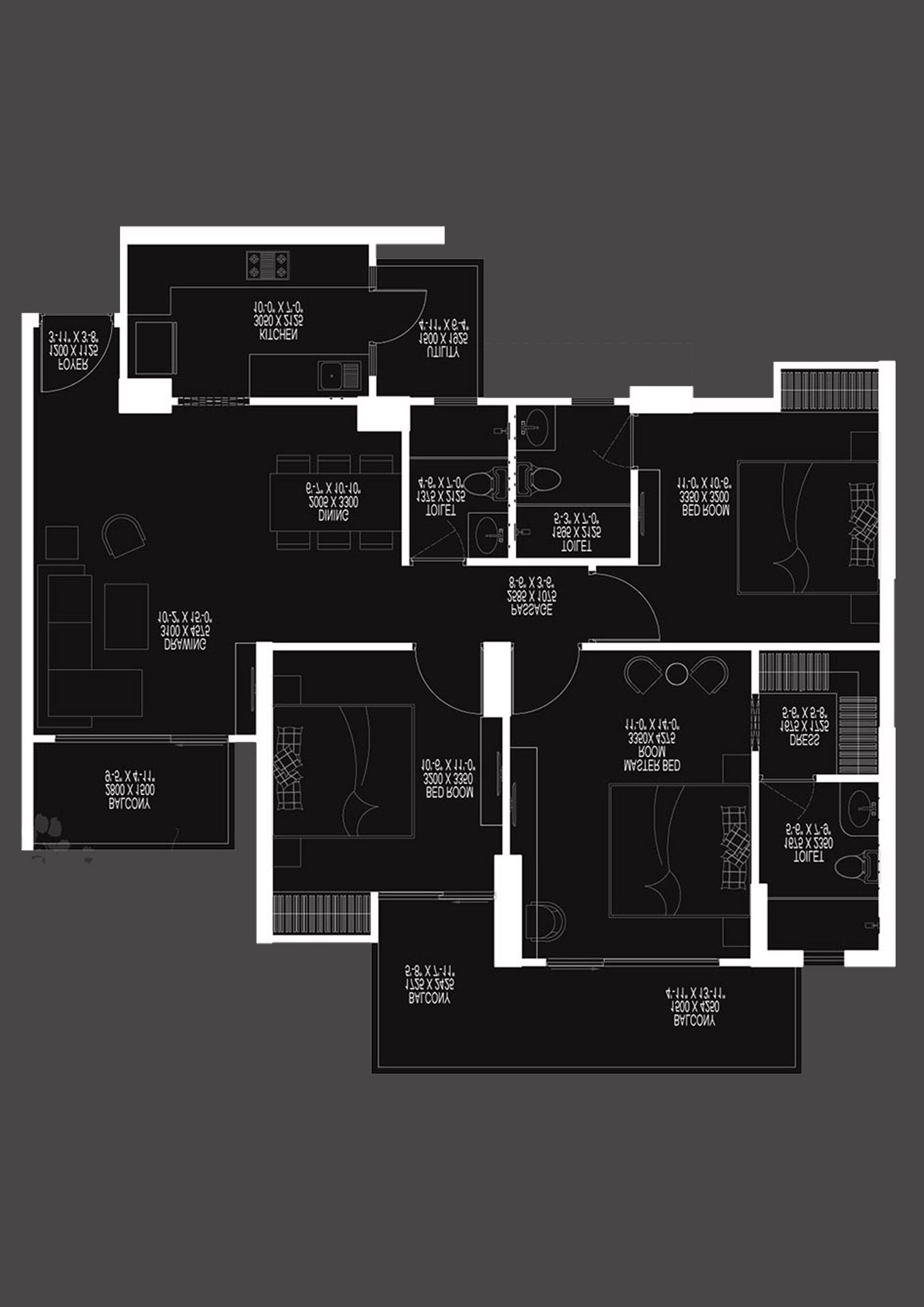 Ace Divino Tower 3 Unit 6 Floor Plan