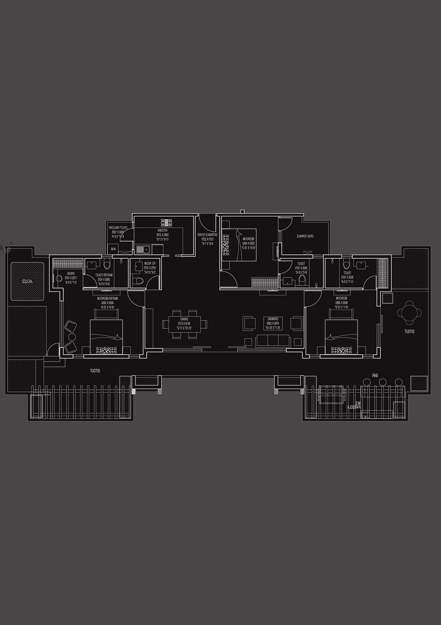 Ace Divino Tower 10 Unit P1 Floor Plan