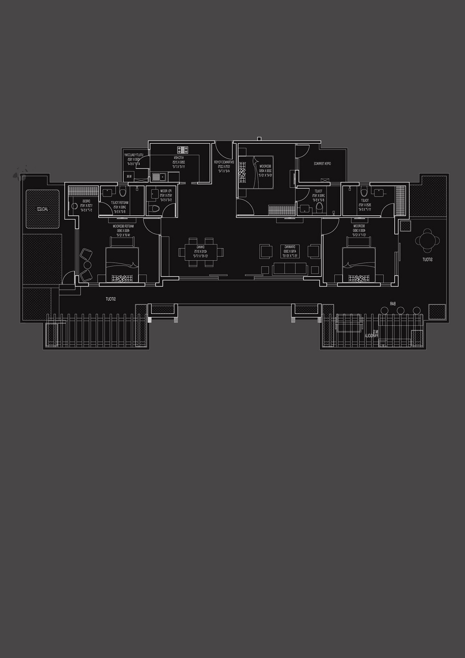 Ace Divino Tower 11 Unit P1 Floor Plan