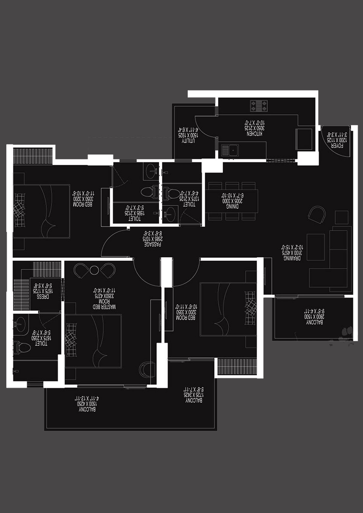 Ace Divino Tower 10 Unit 5 Floor Plan