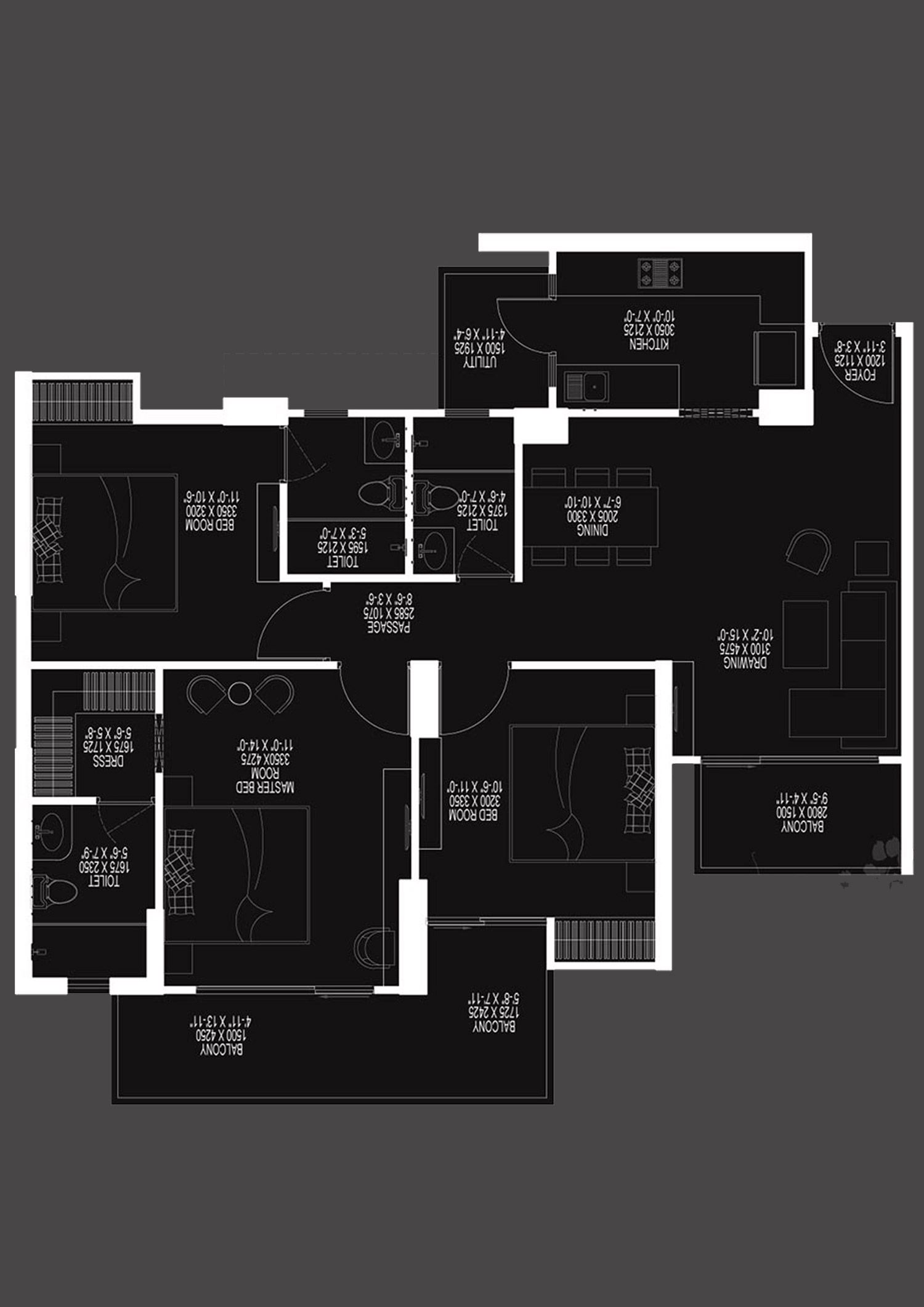 Ace Divino Tower 4 Unit 6 Floor Plan