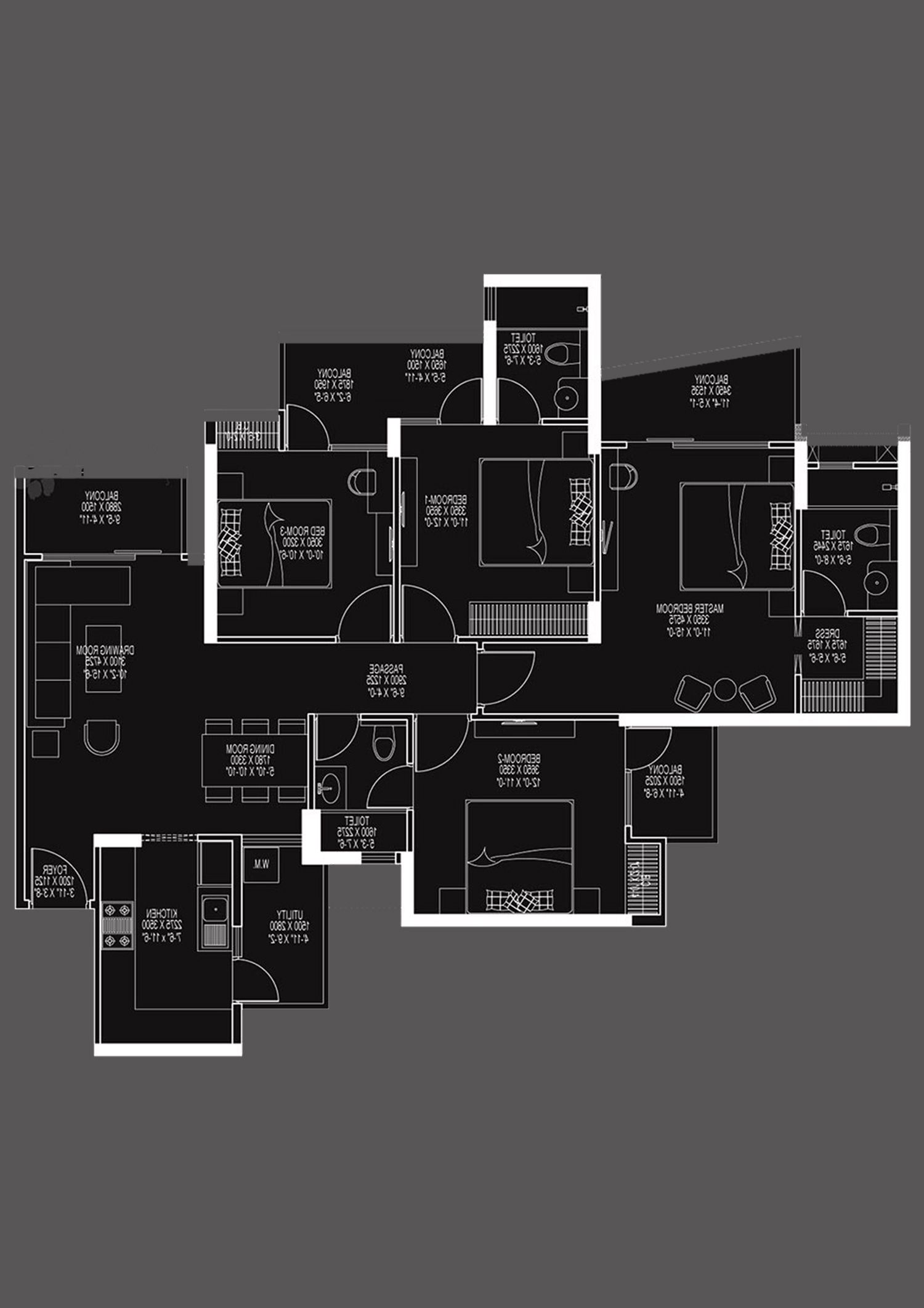 Ace Divino Tower 1 Unit 2 Floor Plan