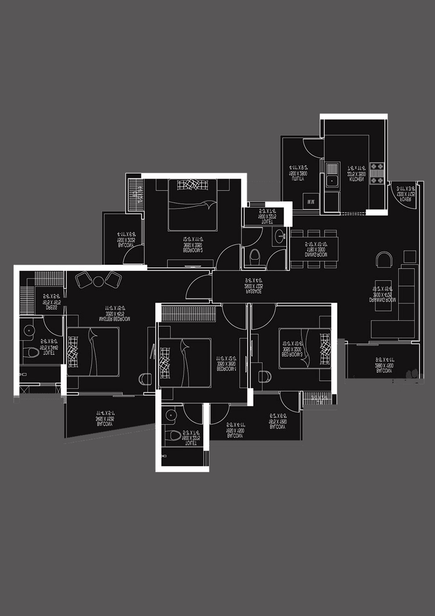 Ace Divino Tower 1 Unit 3 Floor Plan