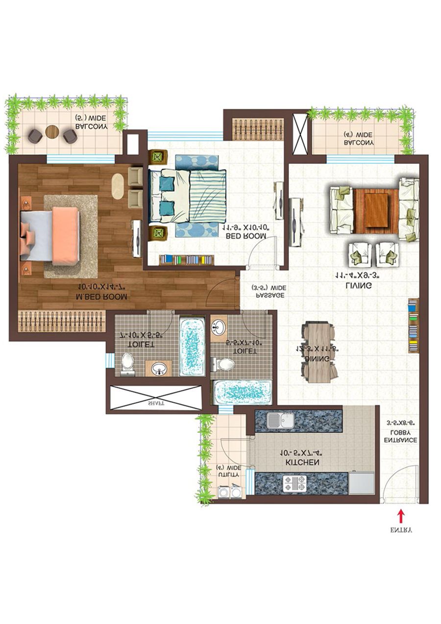 Ace Golfshire Tower T1 Unit 5 Floor Plan