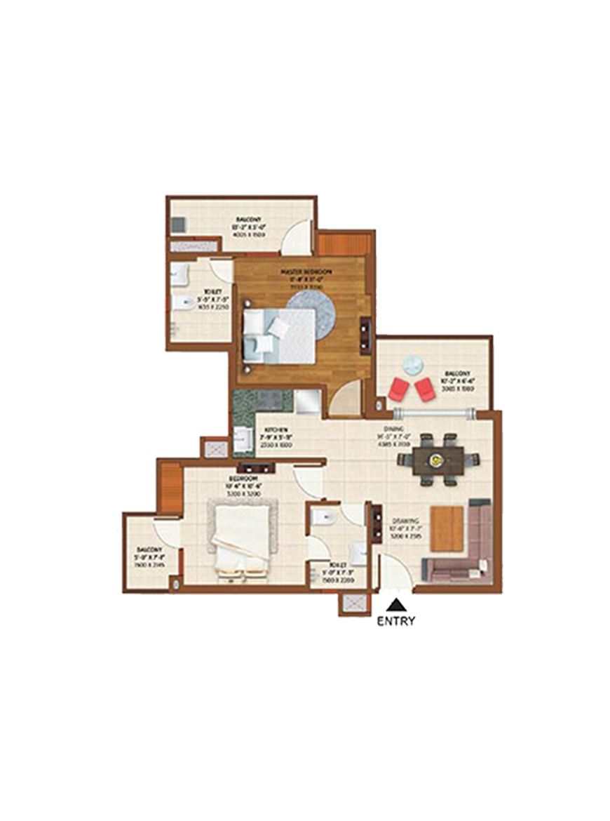 Ace Platinum B Unit 7, 9, 11 Floor Plan