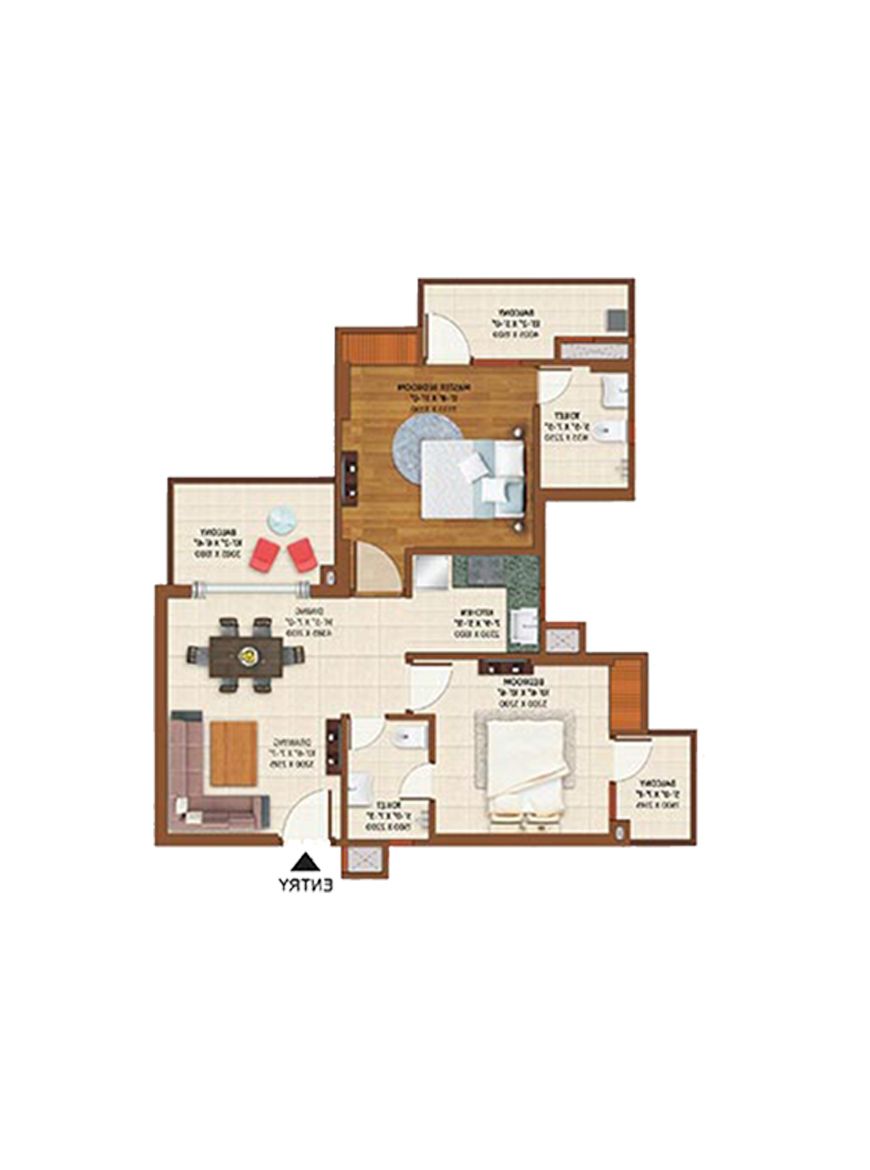 Ace Platinum B Unit 8, 10, 12 Floor Plan