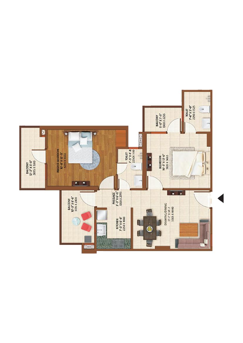Ace Platinum C Unit 5 Floor Plan