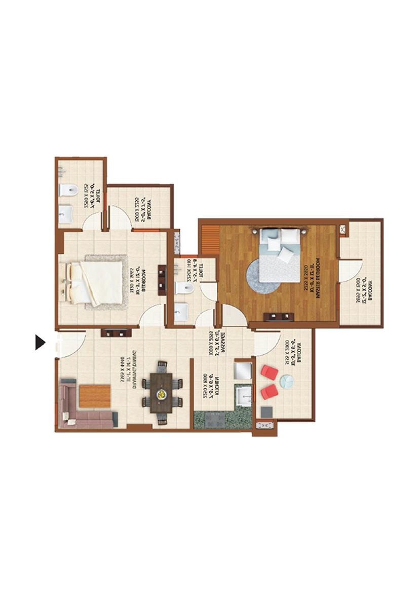 Ace Platinum D Unit 3 Floor Plan