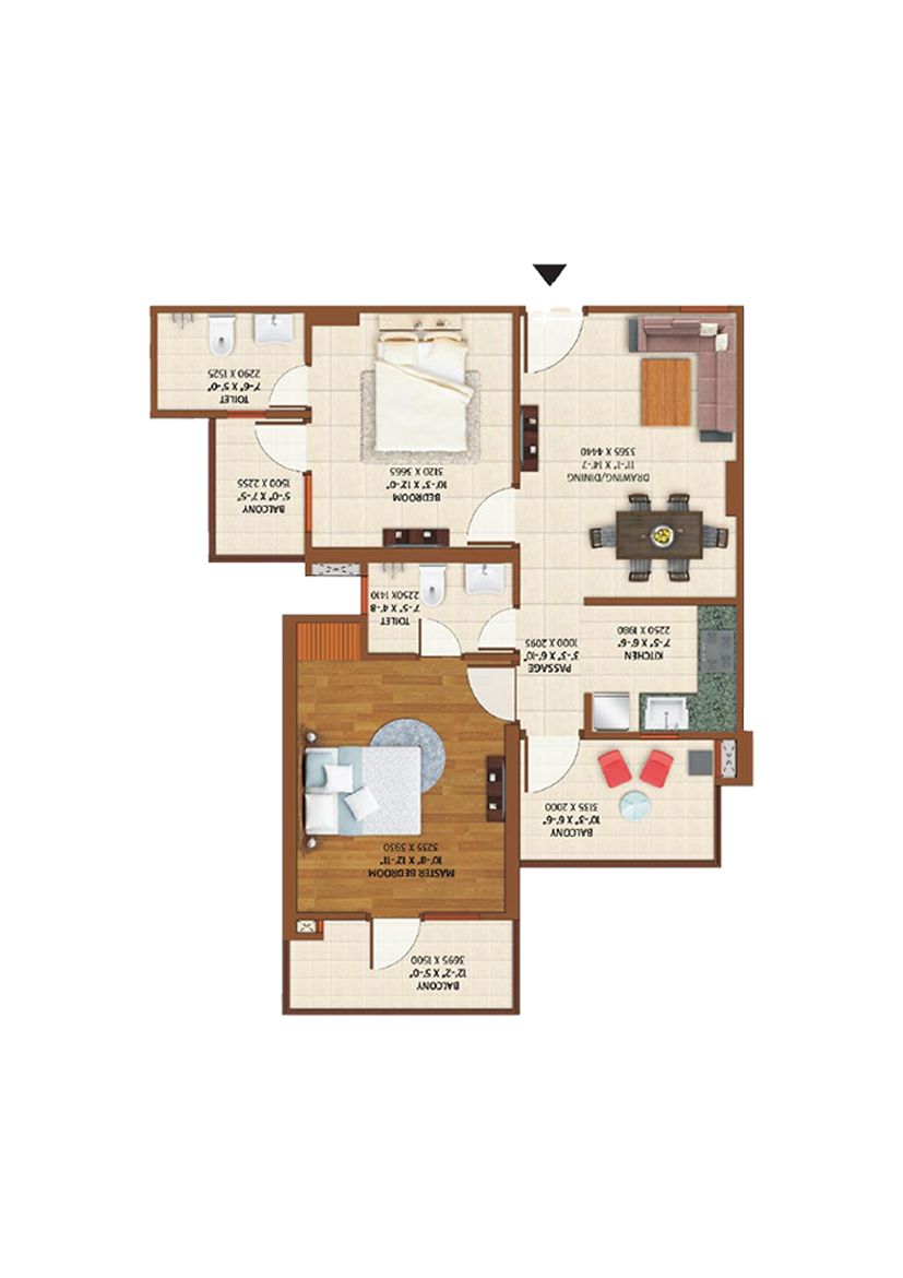 Ace Platinum D Unit 8 Floor Plan