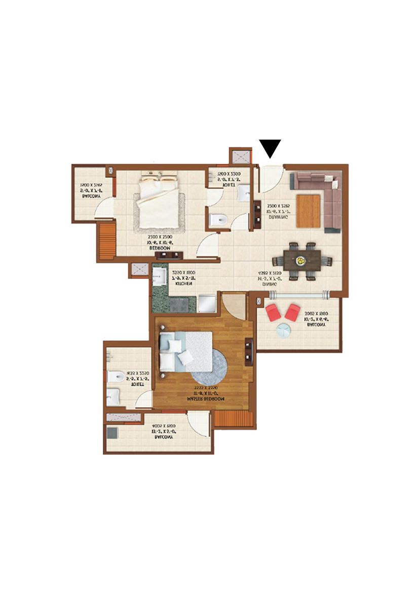 Ace Platinum E Unit 7, 9, 11 Floor Plan