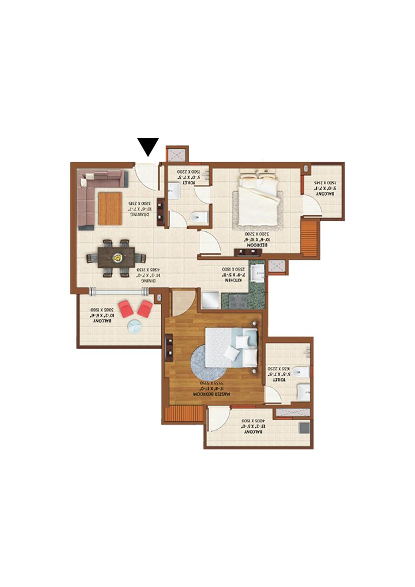 Ace Platinum E Unit 8, 10, 12 Floor Plan