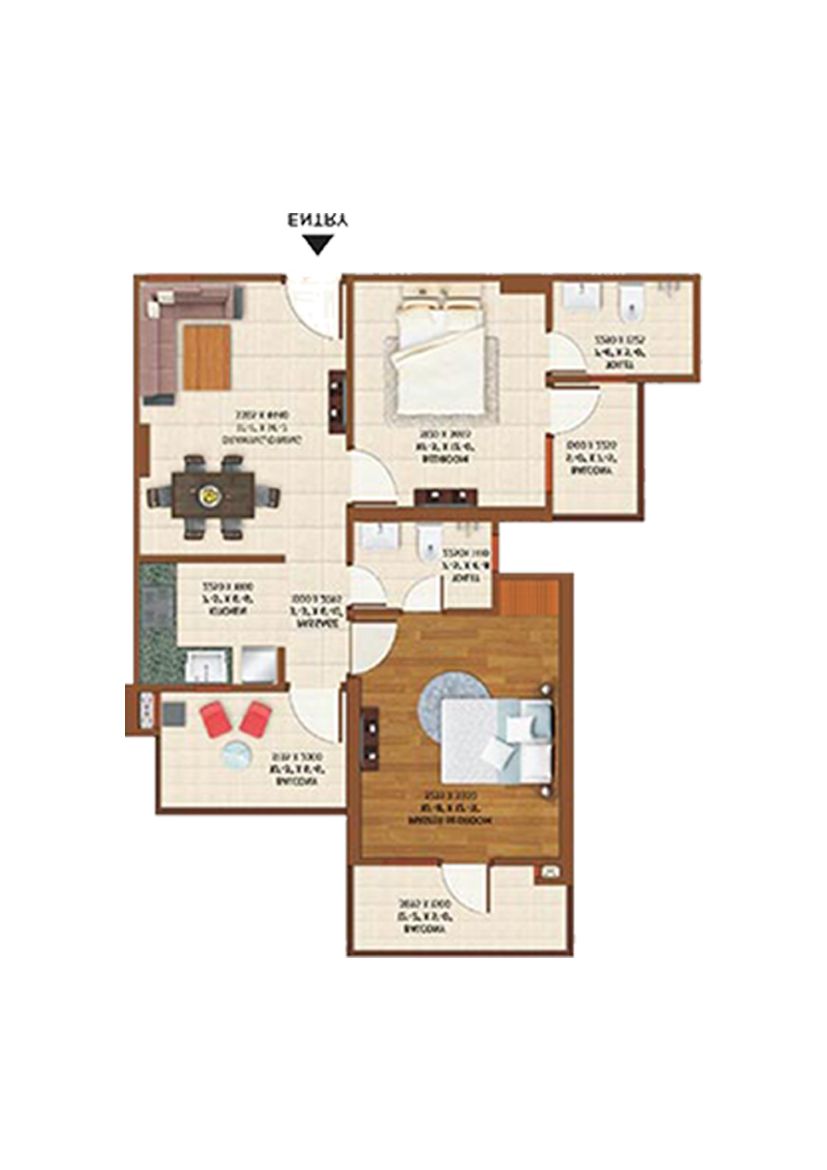 Ace Platinum F Unit 7B Floor Plan