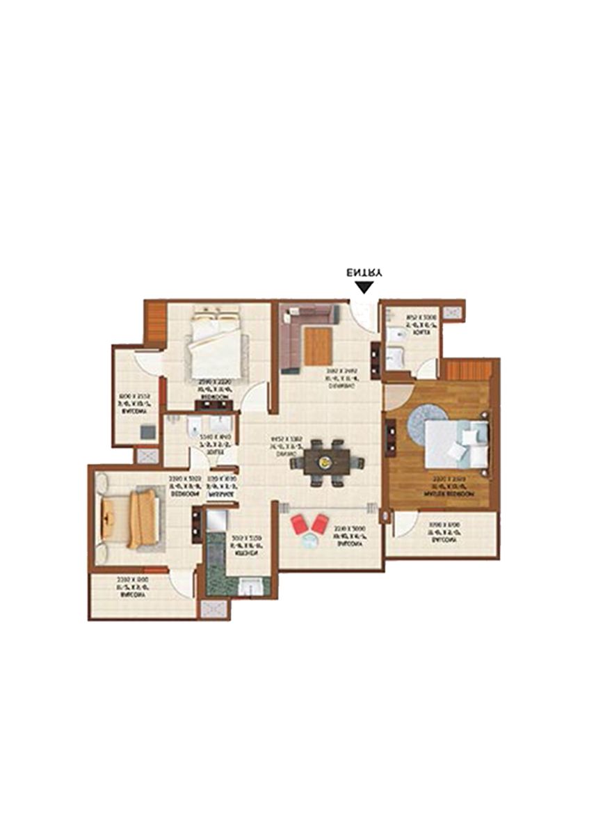 Ace Platinum A Unit 1, 3, 5 Floor Plan