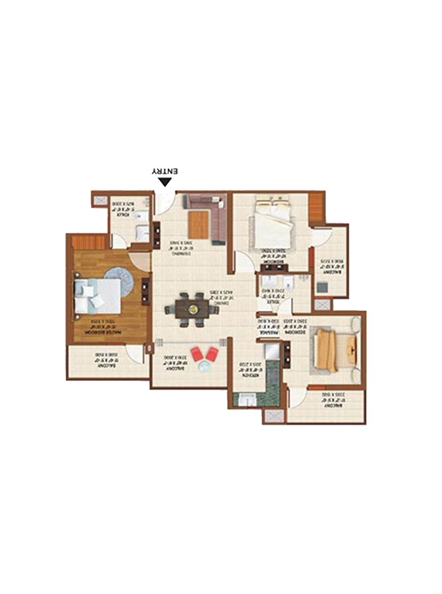 Ace Platinum A Unit 2, 4 Floor Plan