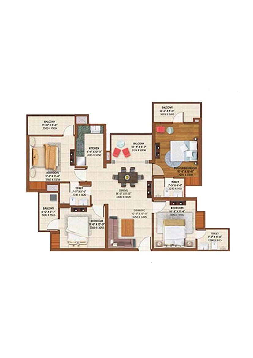 Ace Platinum F Unit 4 Floor Plan
