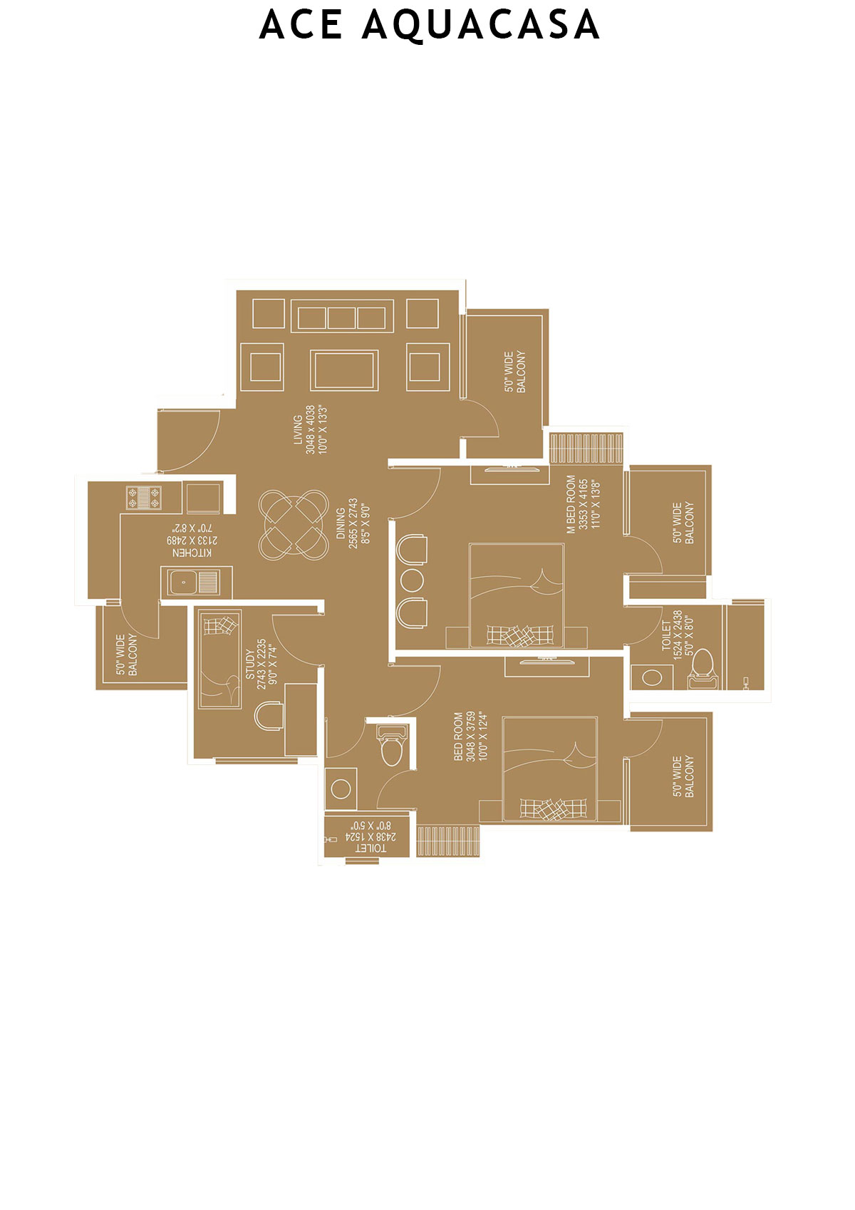 Ace Aquacasa Block T10 Unit 1 Floor Plan