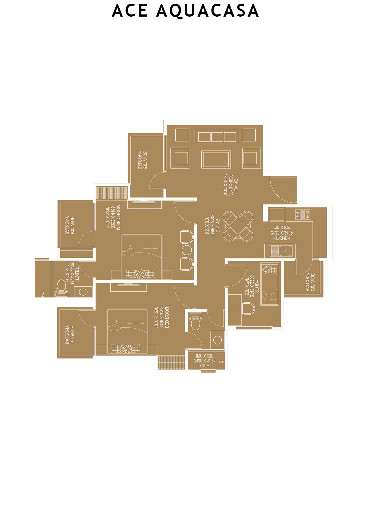 Ace Aquacasa Block T10 Unit 2 Floor Plan