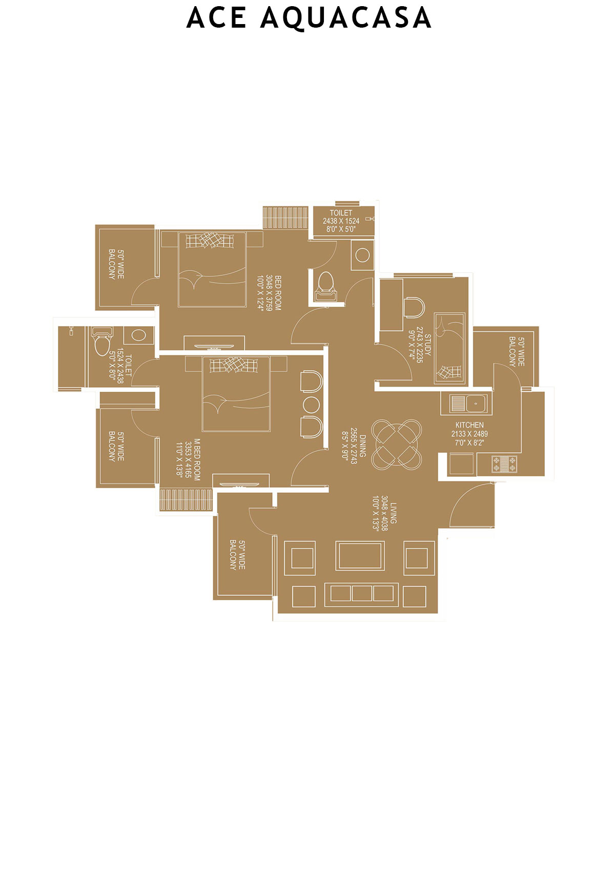 Ace Aquacasa Block T10 Unit 3 Floor Plan