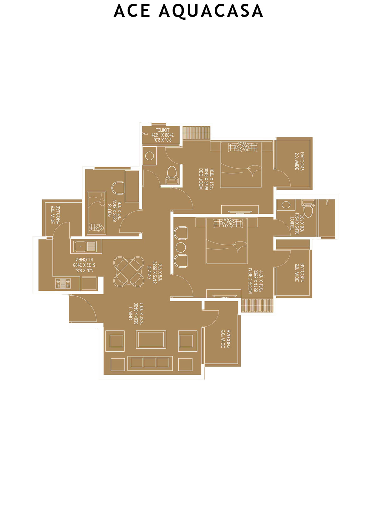 Ace Aquacasa Block T10 Unit 4 Floor Plan