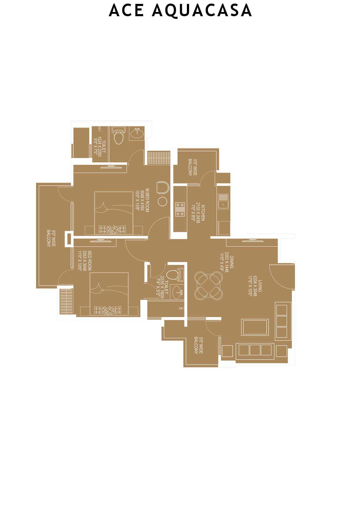 Ace Aquacasa Block T5 Unit 1 Floor Plan