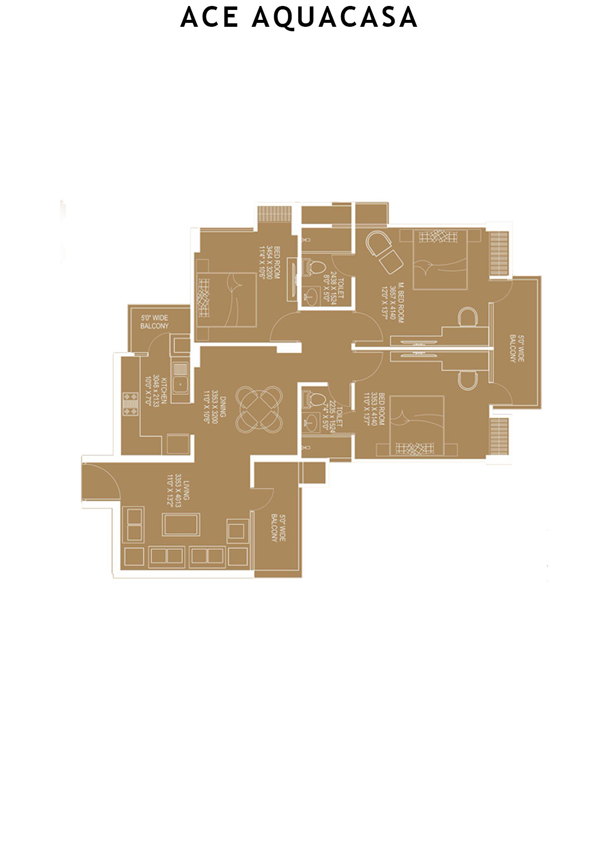 Ace Aquacasa Block T5 Unit 3 Floor Plan