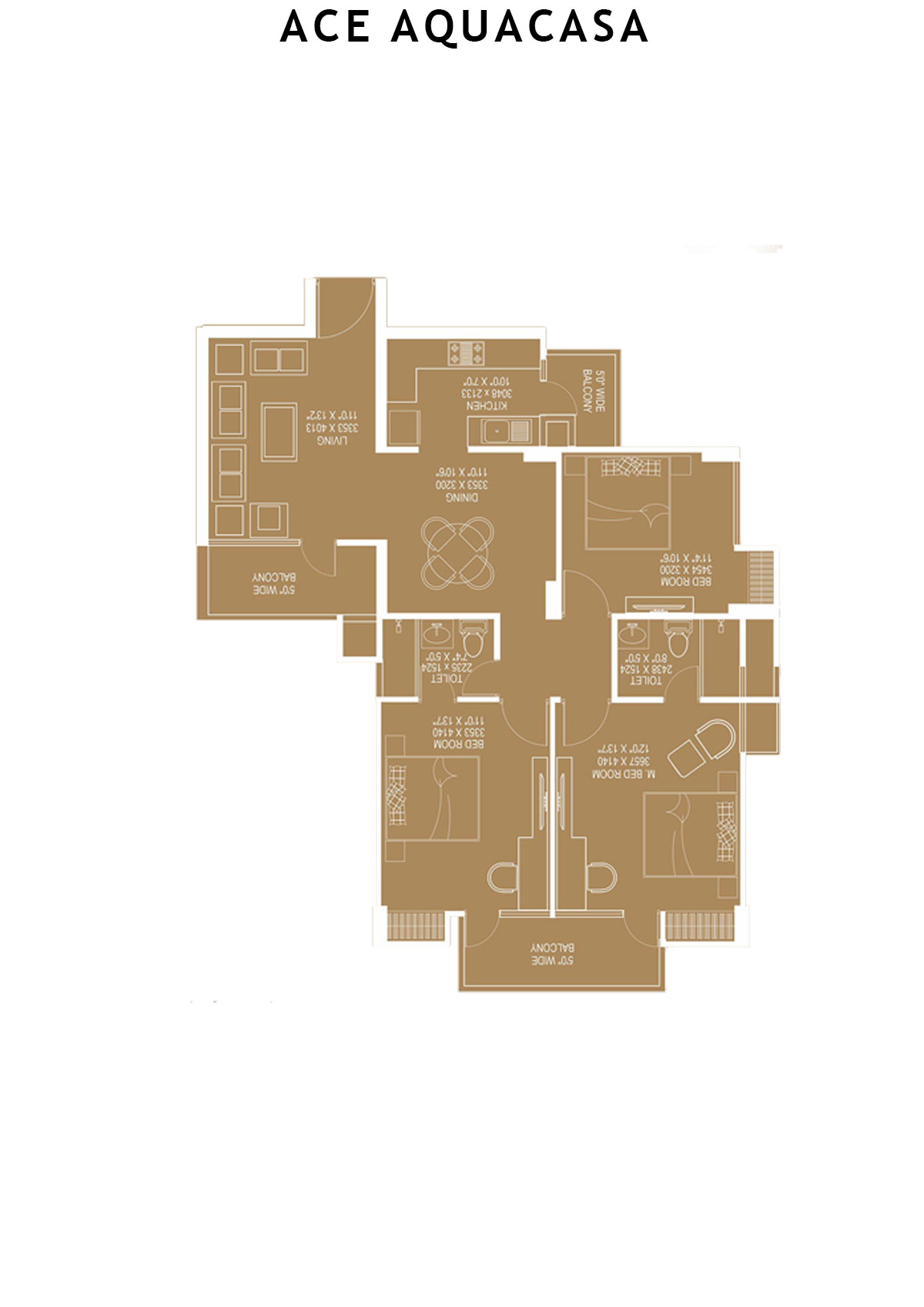 Ace Aquacasa Block T7 Unit 3 Floor Plan
