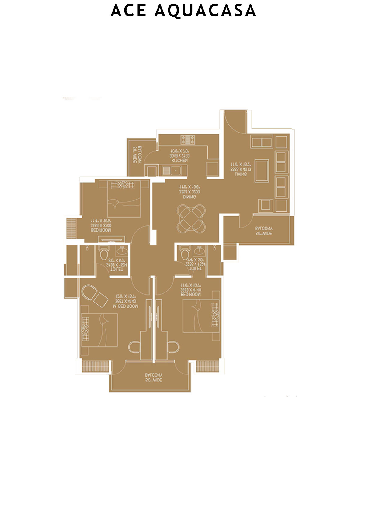 Ace Aquacasa Block T7 Unit 4 Floor Plan
