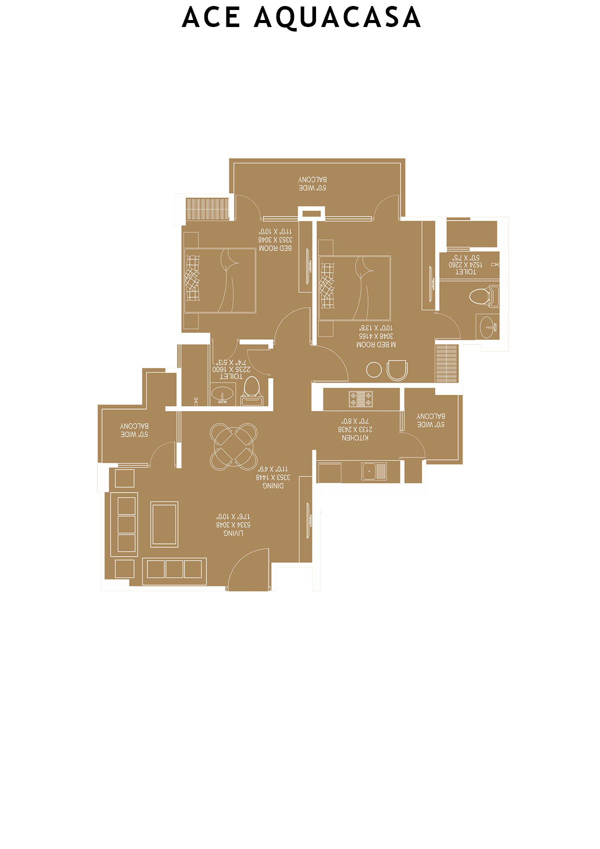 Ace Aquacasa Block T8 Unit 1 Floor Plan