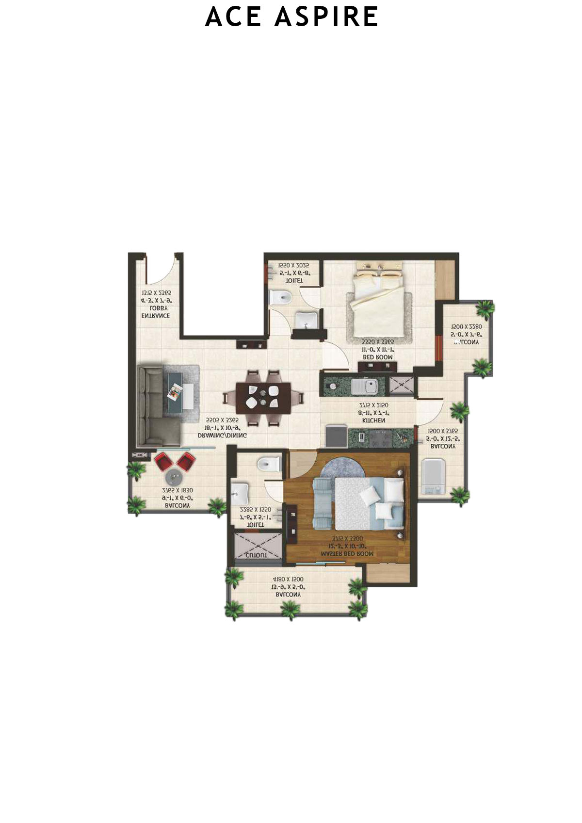 Ace Aspire Tower F Unit 7 Floor Plan