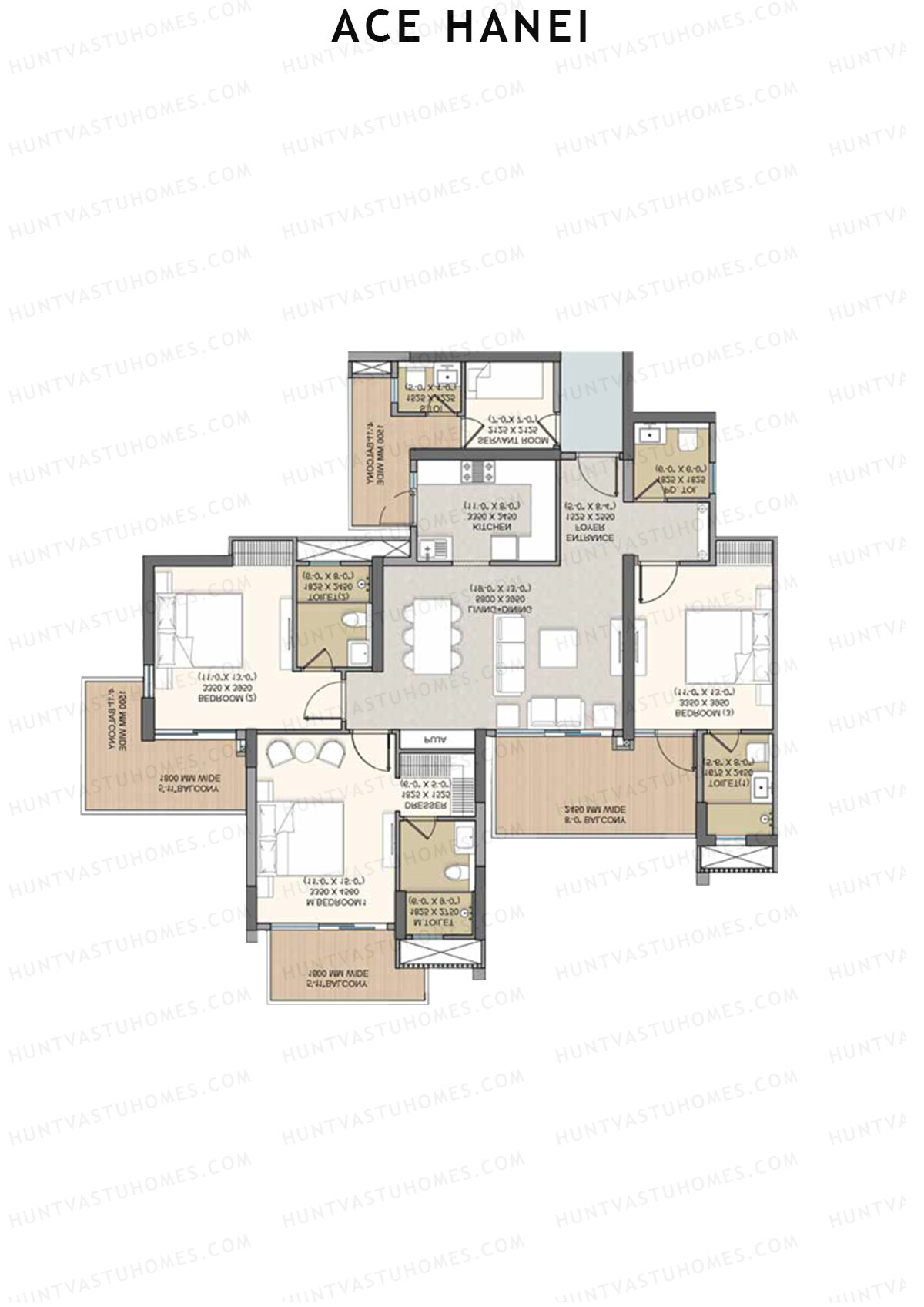 Ace Hanei Tower 7 Unit 1 Floor Plan