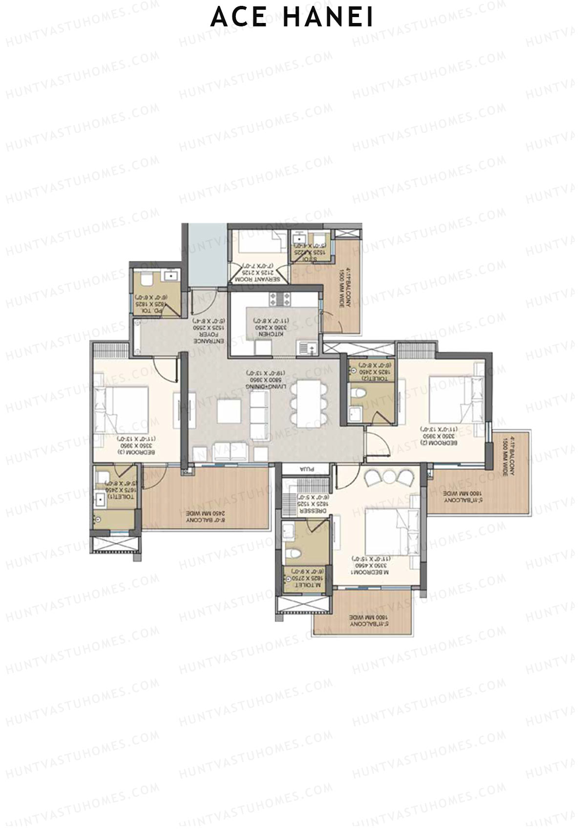 Ace Hanei Tower 7 Unit 2 Floor Plan