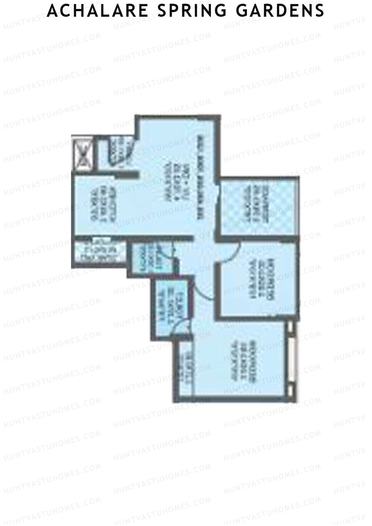 Achalare Spring Gardens Tower A Unit 6 Floor Plan
